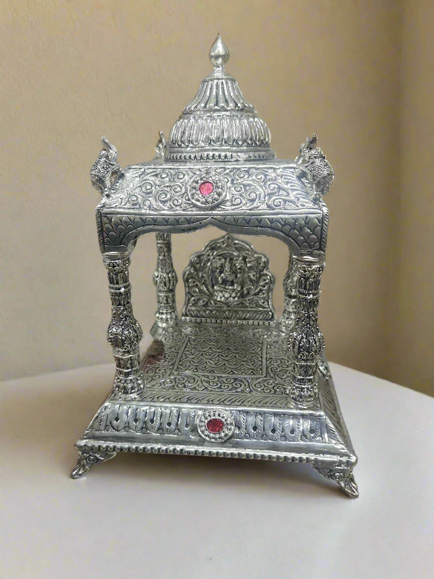 pure silver plated Antique German silver Mantapa/ mandir/ temple