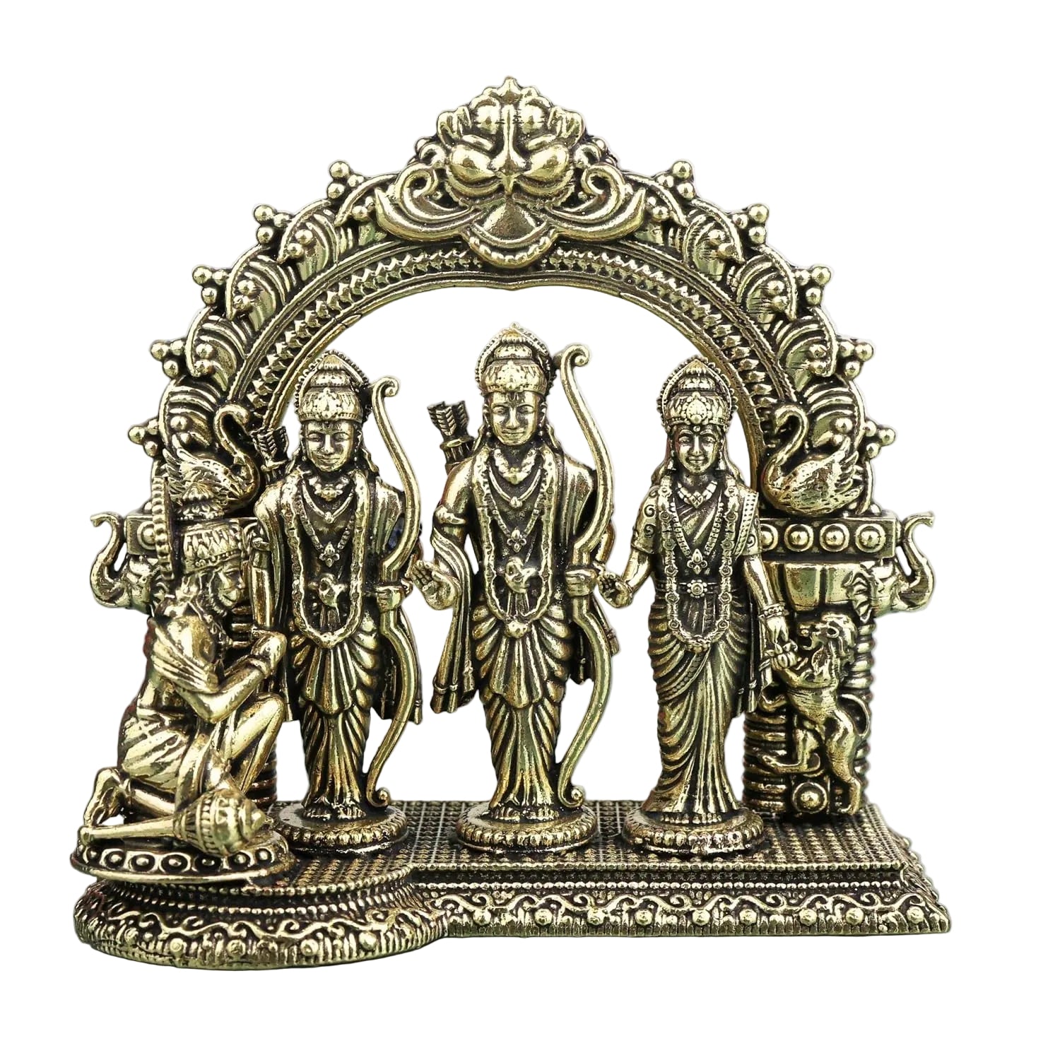 brass 4" ram darbar for home temple/ office/ gift item