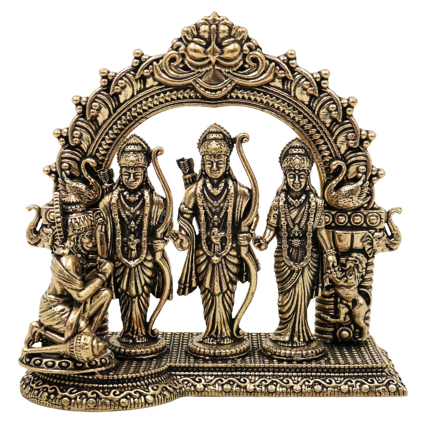 brass 4" ram darbar for home temple/ office/ gift item