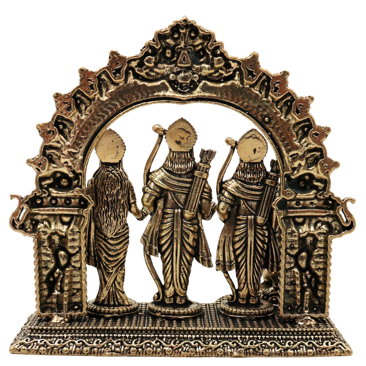brass 4" ram darbar for home temple/ office/ gift item