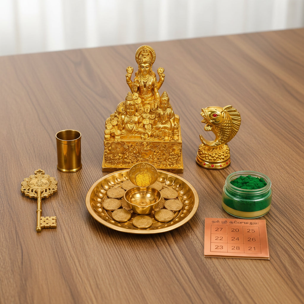 Grand Kuber Lakshmi Pooja Set – Complete Prosperity Ensemble