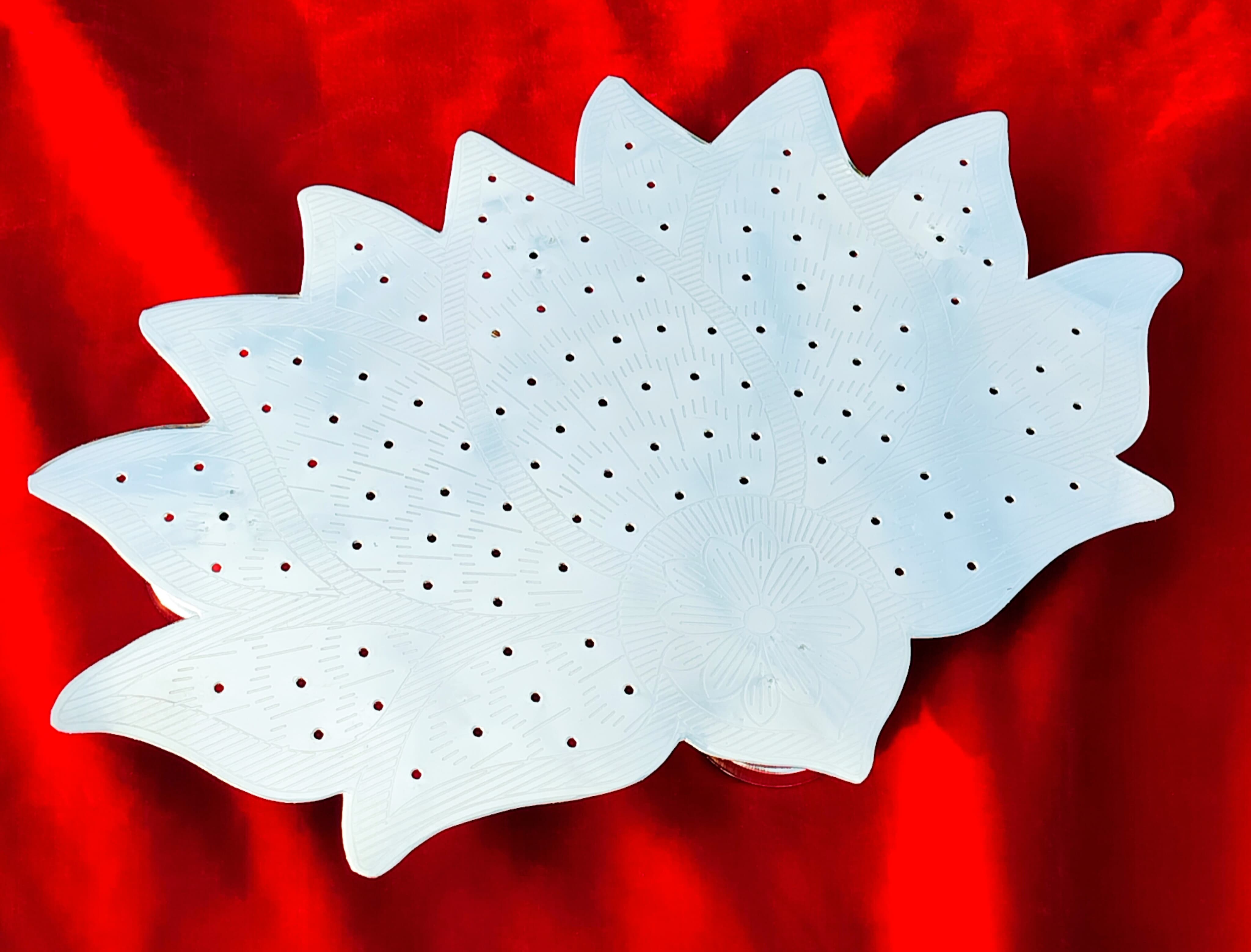 german silver flower stand for housewarming pooja/ diwali