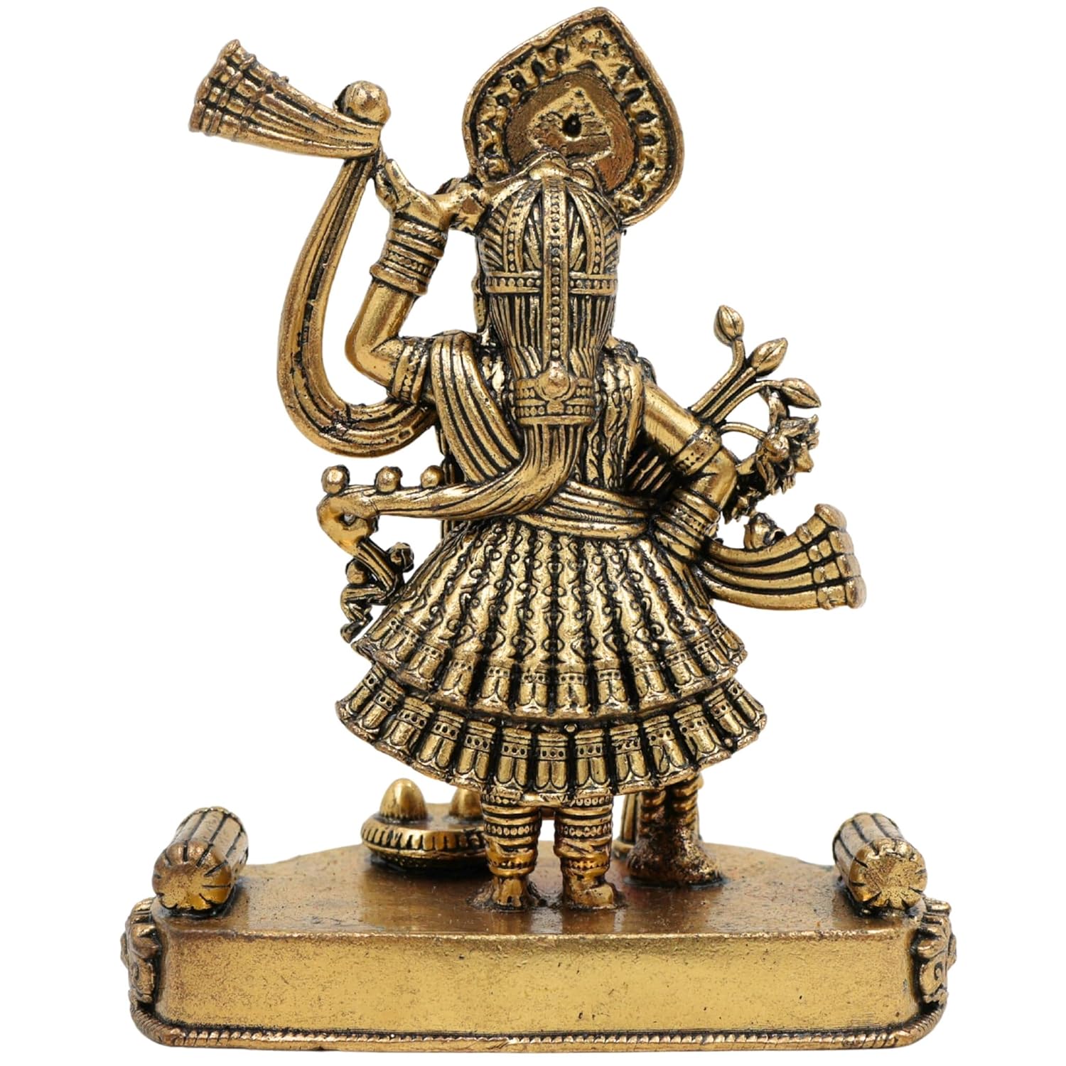 Handcrafted Brass Srinath Ji Idol – Lord Krishna Murti for Pooja Room