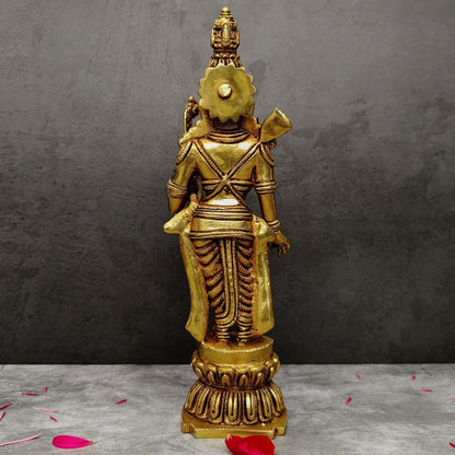 a Beautiful Brass ram Darbar Statue (ram, Laxman, Sita, Hanuman Statue) Home décor/Statue