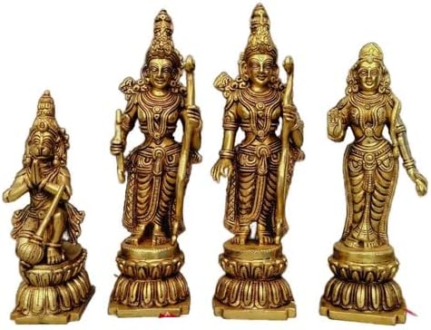 a Beautiful Brass ram Darbar Statue (ram, Laxman, Sita, Hanuman Statue) Home décor/Statue