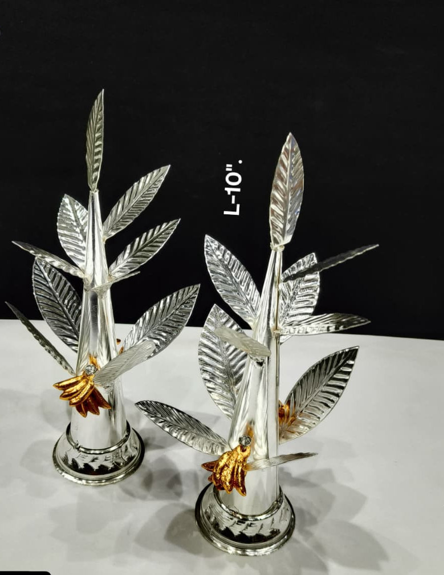 German Silver Banana Tree 2 Sizes with Golden Banana Fruit