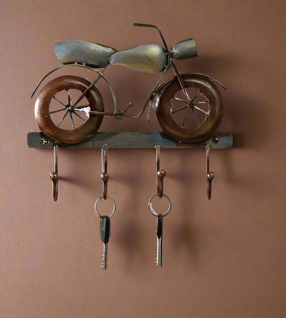 metal bike key ring holder home decor/gift item