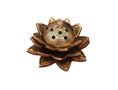 Brass Lotus Shape dhoop dani/Incense Holder for Gift Item/Home décor
