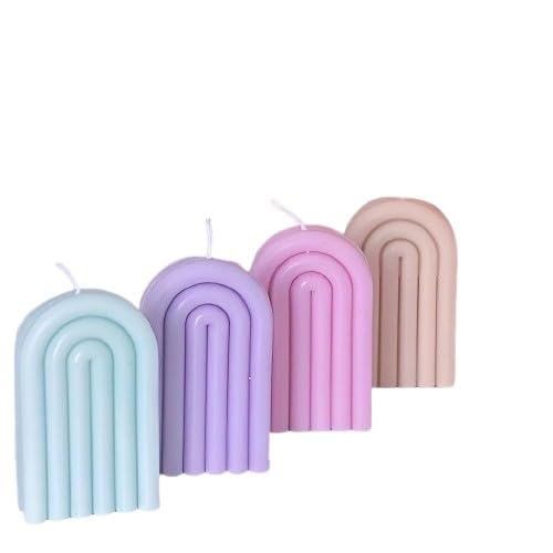 Set of 10 Colorful Arch Candle Candle for Diwali/Home décor/Gift Item