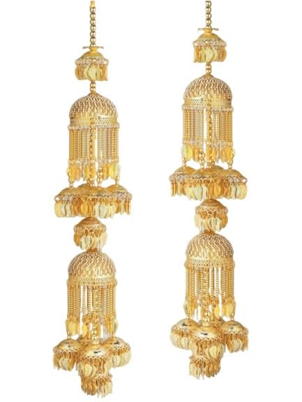 Brass Bridal Golden Color kaleere/kalire for Wedding for women,jewelry for women