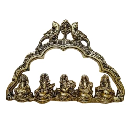 Brass Ganesh Musical Wall Hanging for Home Decor
