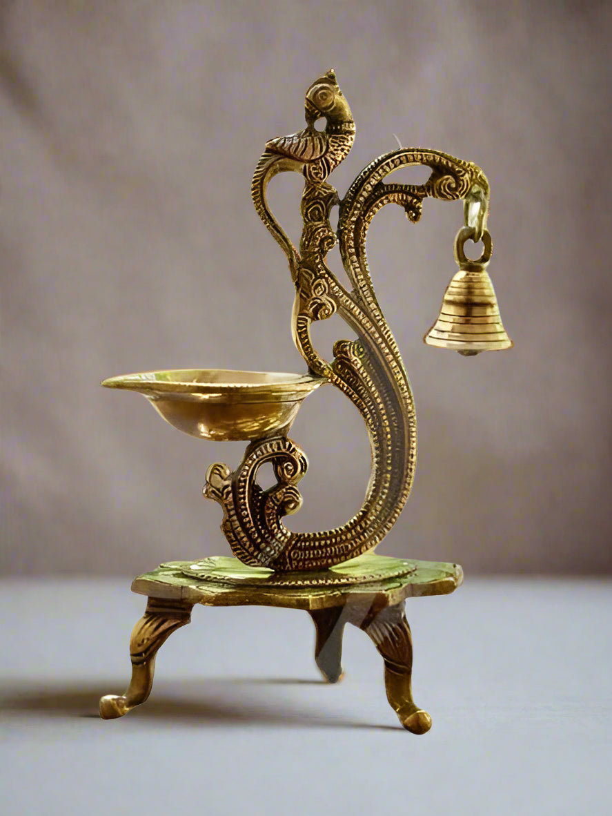 Parrot Diya 1 Piece with Stand Diya showpiece/ Gift Item