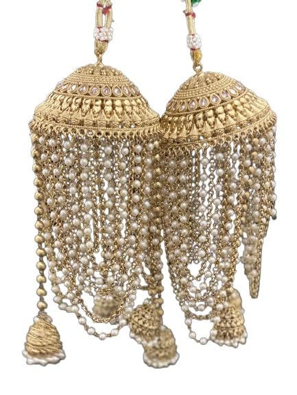 indiancraftsbykanika presents brass set of 2 pieces kaleere/kalire for punjabi bridal looks good on any woman