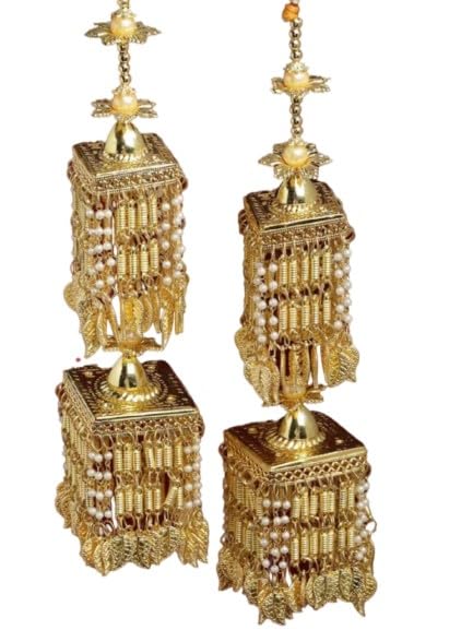 Brass Bridal Golden Color kaleere/kalire for Wedding for women