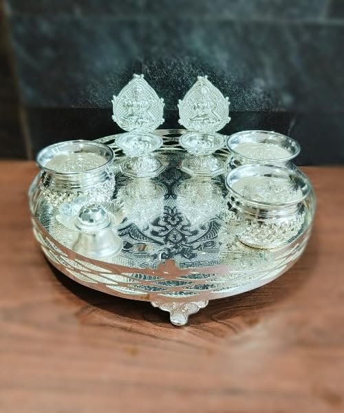 German Silver VARALAXMI Pooja Set