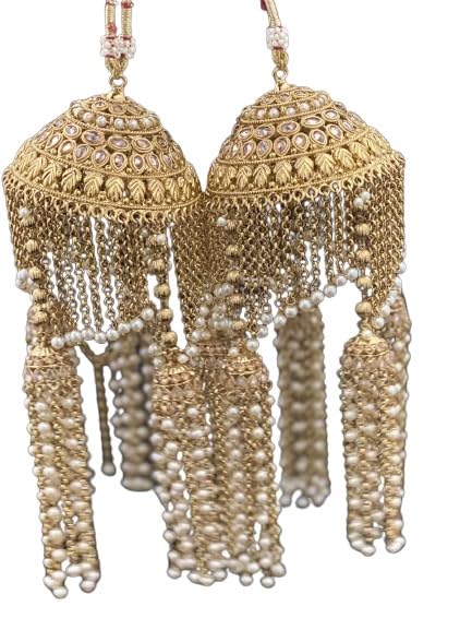 indiancraftsbykanika presents brass set of 2 pieces kaleere/kalire for punjabi bridal