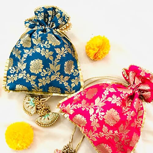 Brocade Potli makes a perfect gives away gifts for all festive celebration.