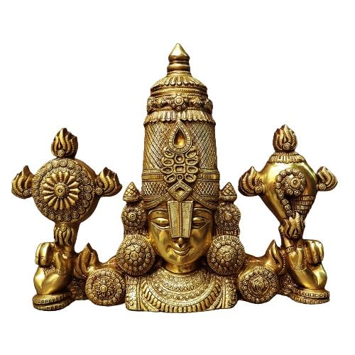 Brass Balaji Statue for Home/opffice Temple, Gift Item, showpiece Statue Idol, Weight : 10.6 kg