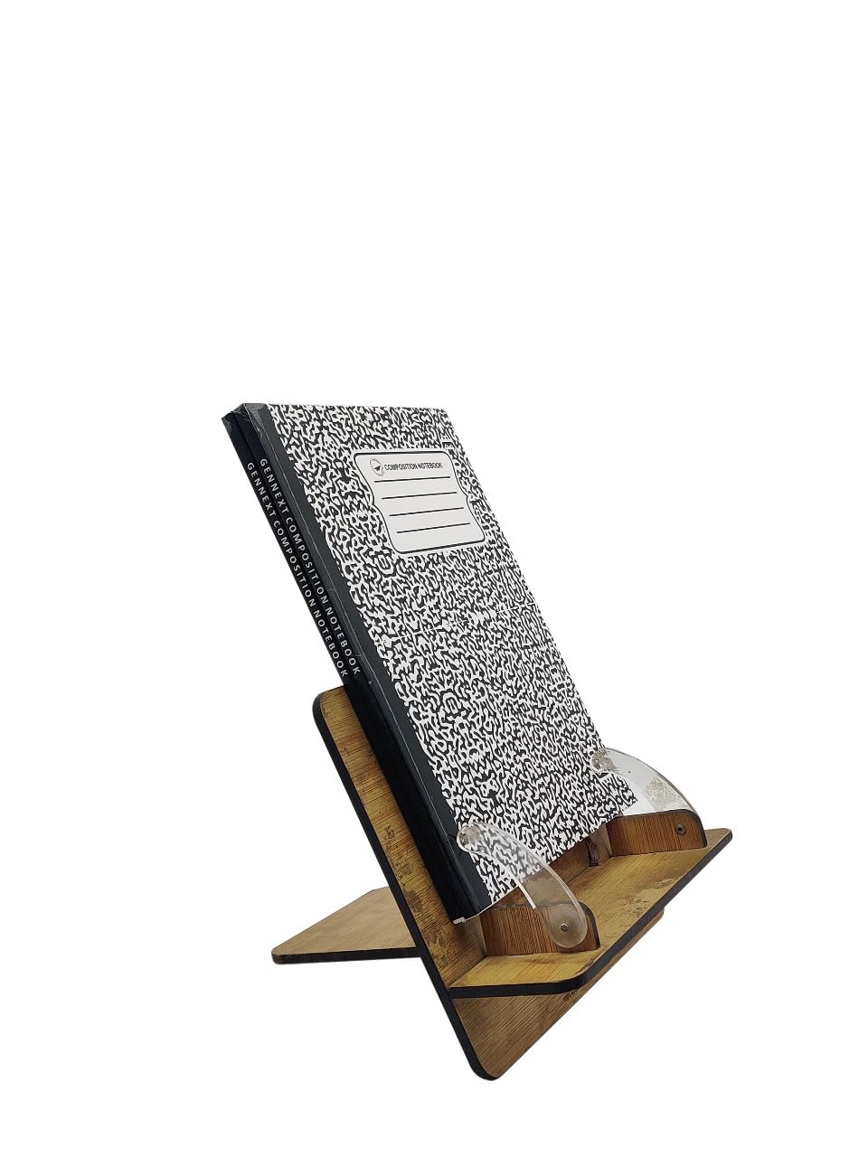 Gen next Publication pack of 15 wide ruled composition notebook black marble cover for school/colleges/office, A4 size