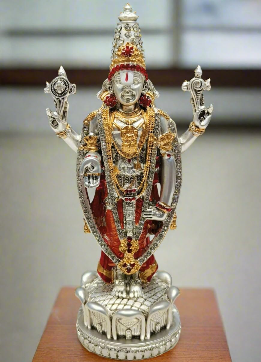 Multicolor Stone Studded Balaji Idol for Home/Office/Gift Item