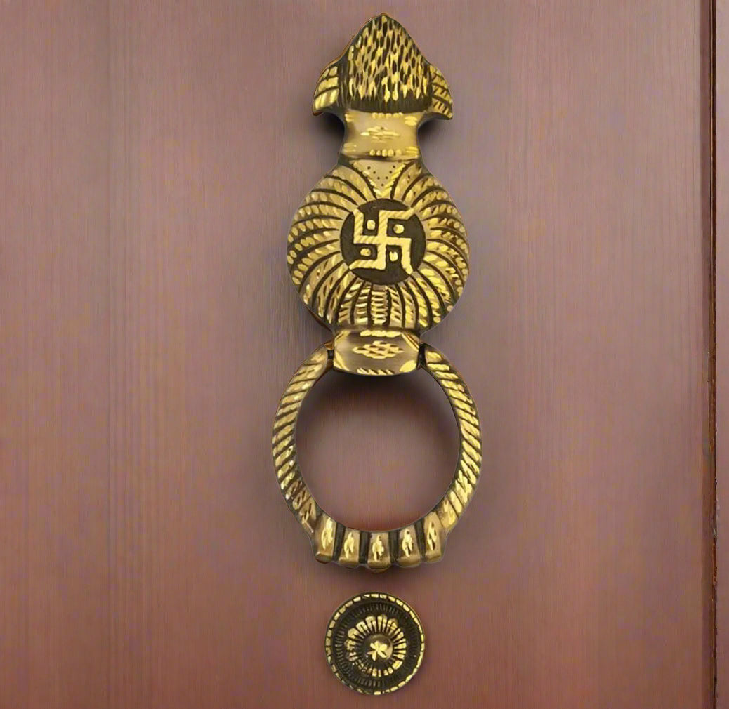 Brass Kalash Door Knocker for Home/Office/Home Decor, Gold