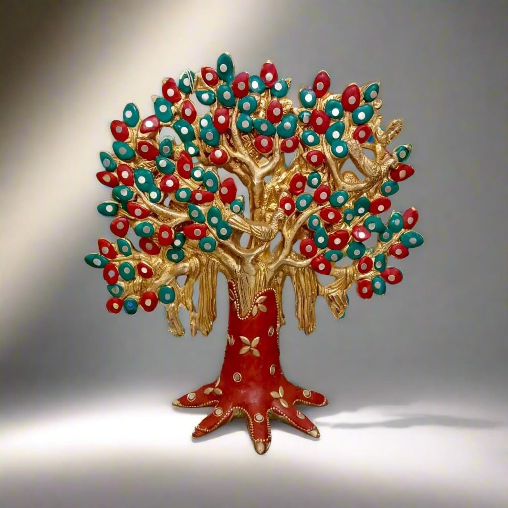 Brass and Decorated with Very fine Quality inlay Work Kalapa vriksha/Tree