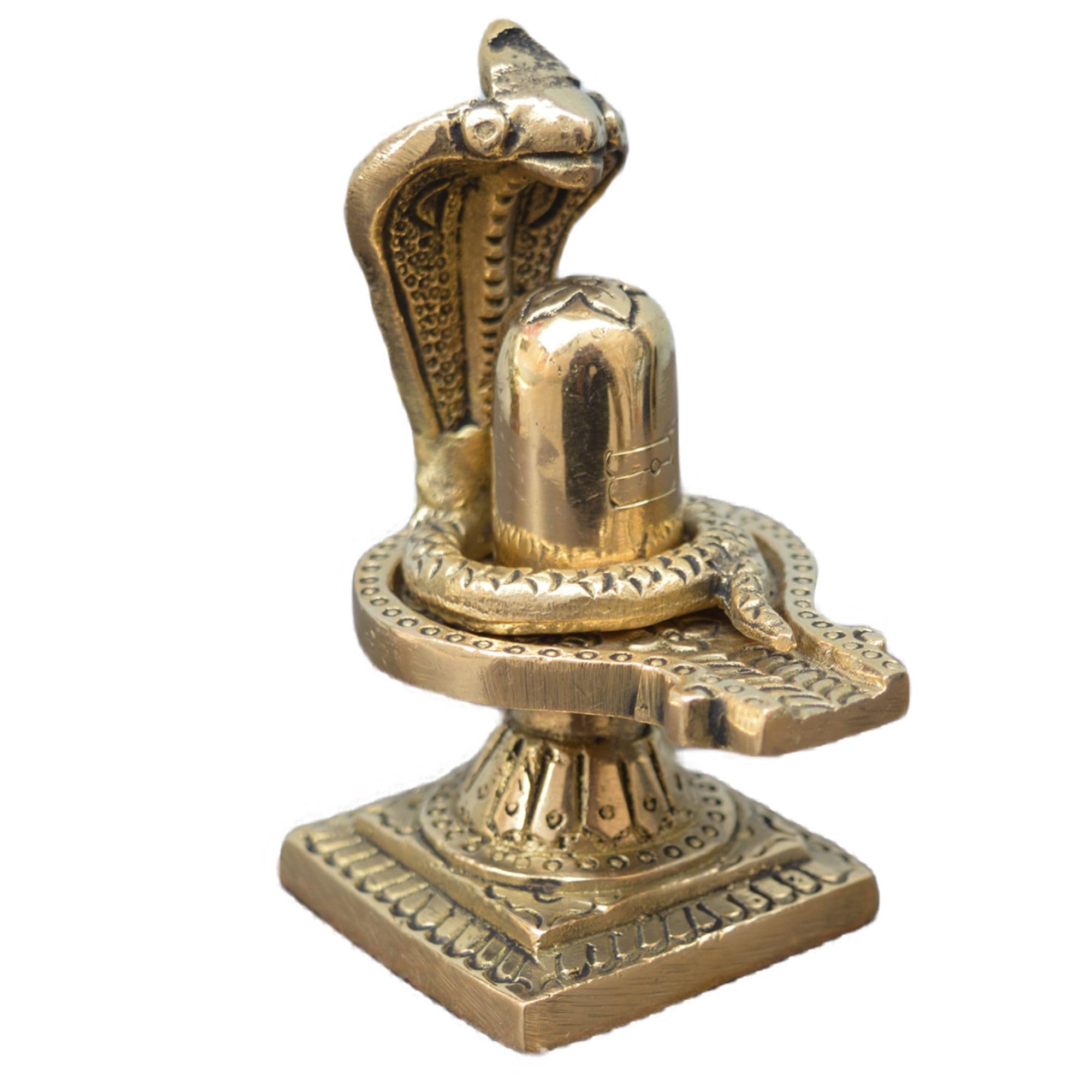 indiancraftbykanika Brass Small shivling