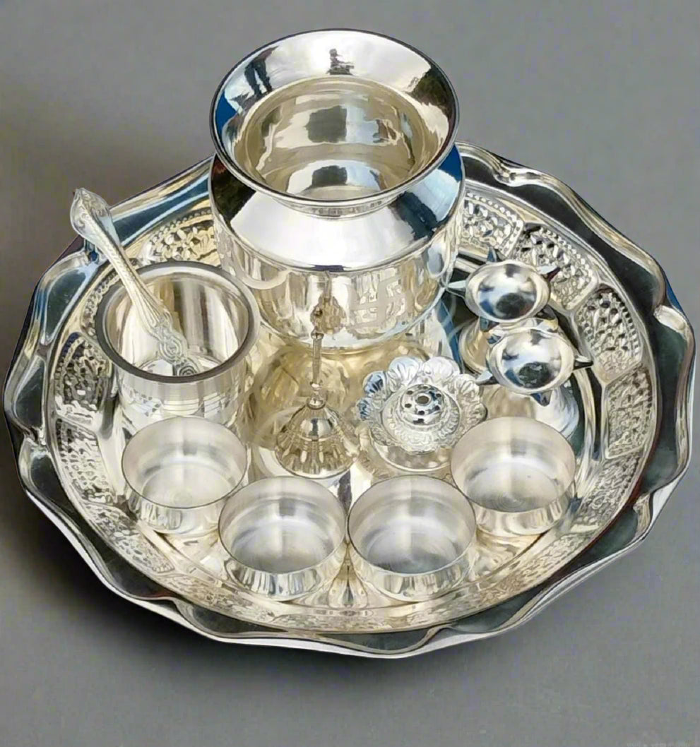 German Silver Nakkashi/Carved Border