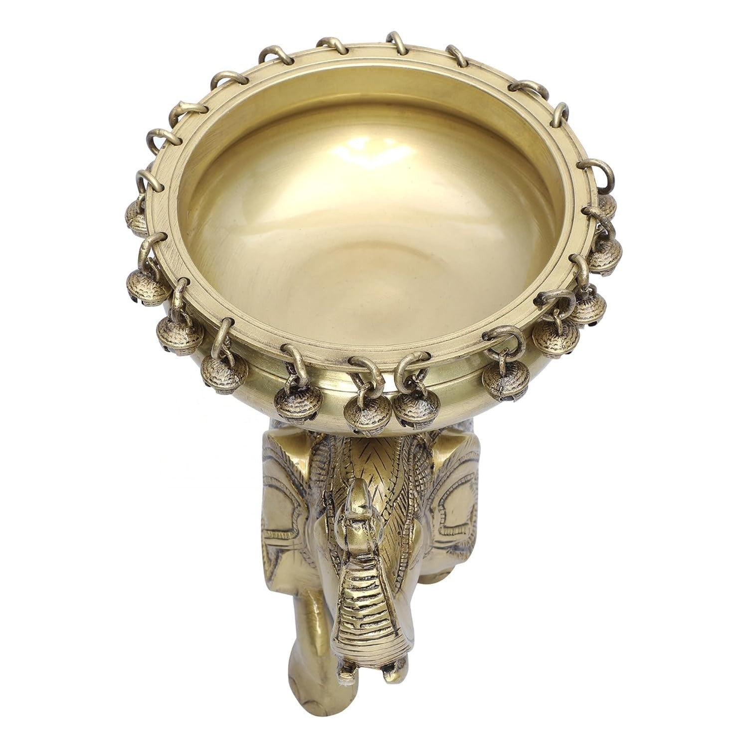 Brass Elephant urli Bowl for Home décor Tea Light Holder/Gift Item/Diwali Decor