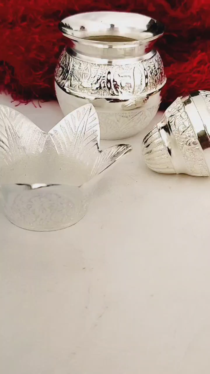 German Silver kalash.