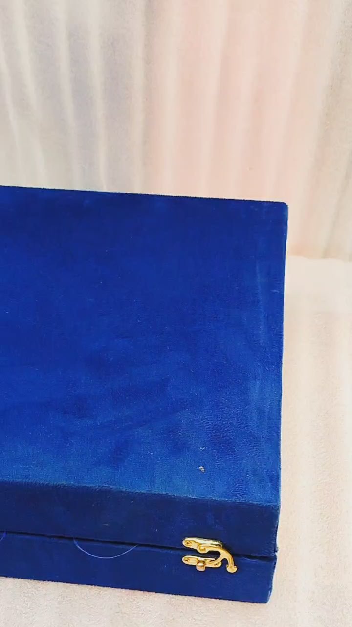 German Silver with Stone Work Big Size 12" inch nakkashi ghungharu thali Set