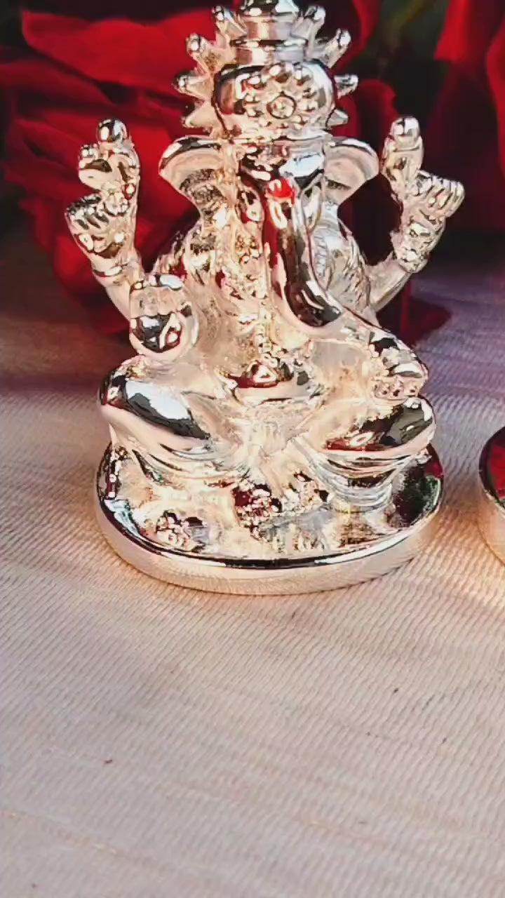 resin laxmi Ganesh Set for Diwali/Housewarming/Temple Home/Gift Item