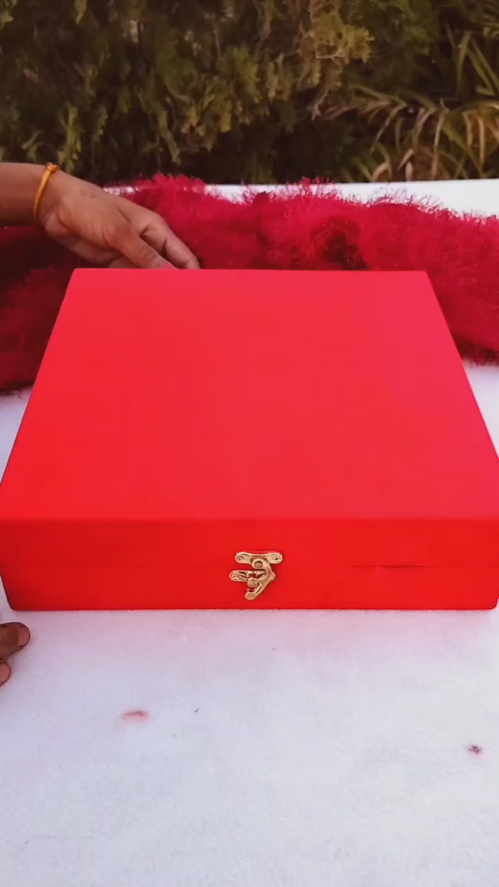 dual tone german silver pooja thali set for housewarming/ diwali