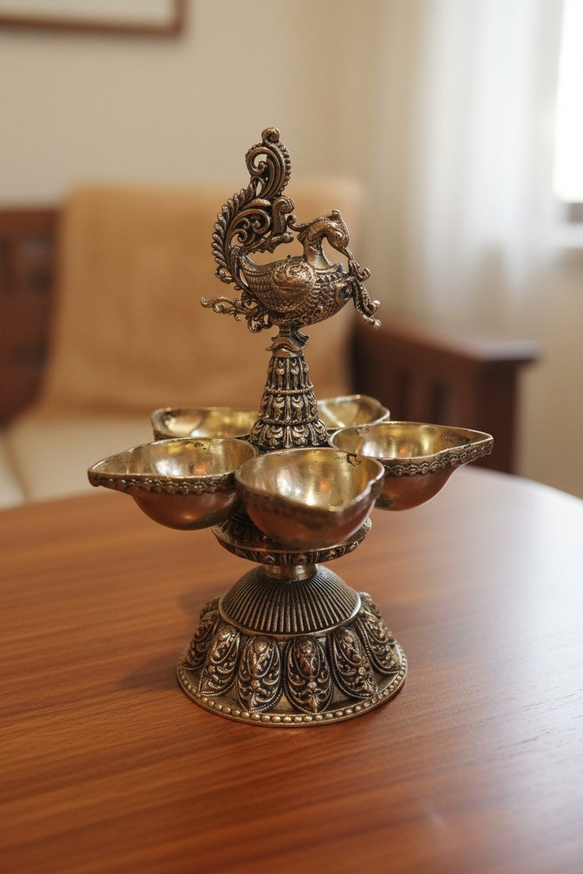 andcrafted brass Laddu Gopal idol depicting young Lord Krishna, ideal for home temples, Krishna pooja, Janmashtami celebrations, spiritual décor, and religious gifting. 🦚✨🙏🪔